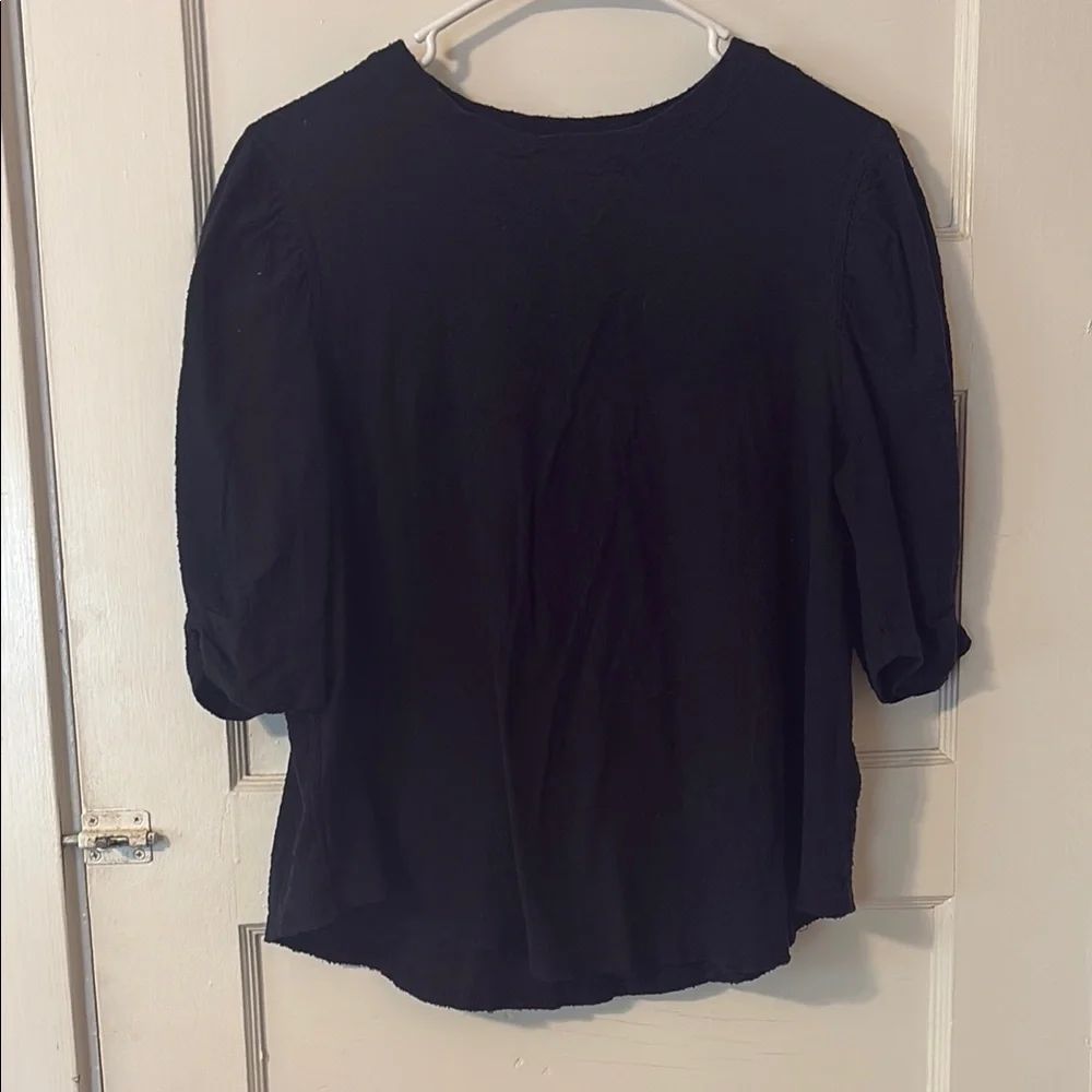 🤍 Free People Black Top - Picture 3 of 5